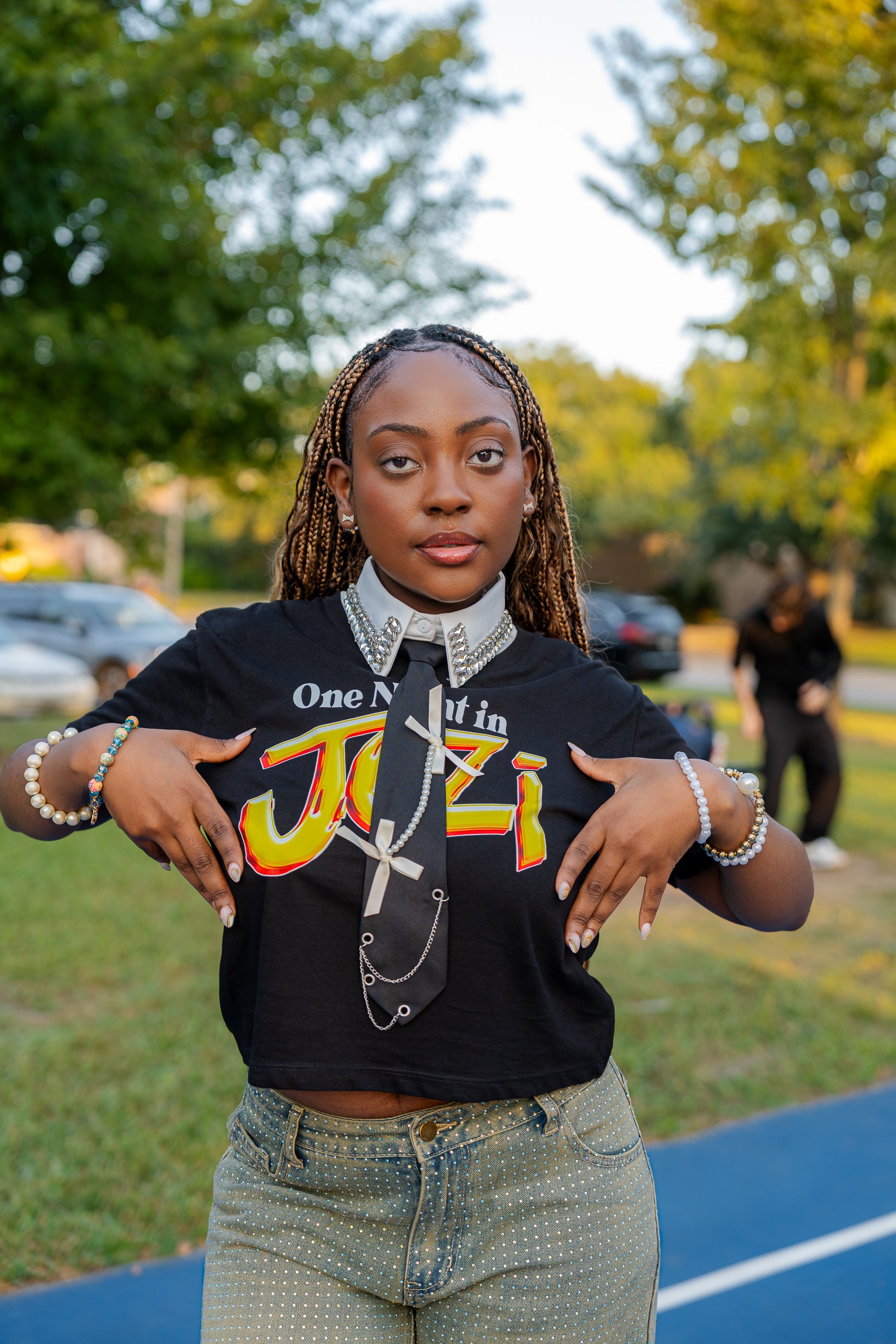 One Night in Jozi Crop Tee – Women
